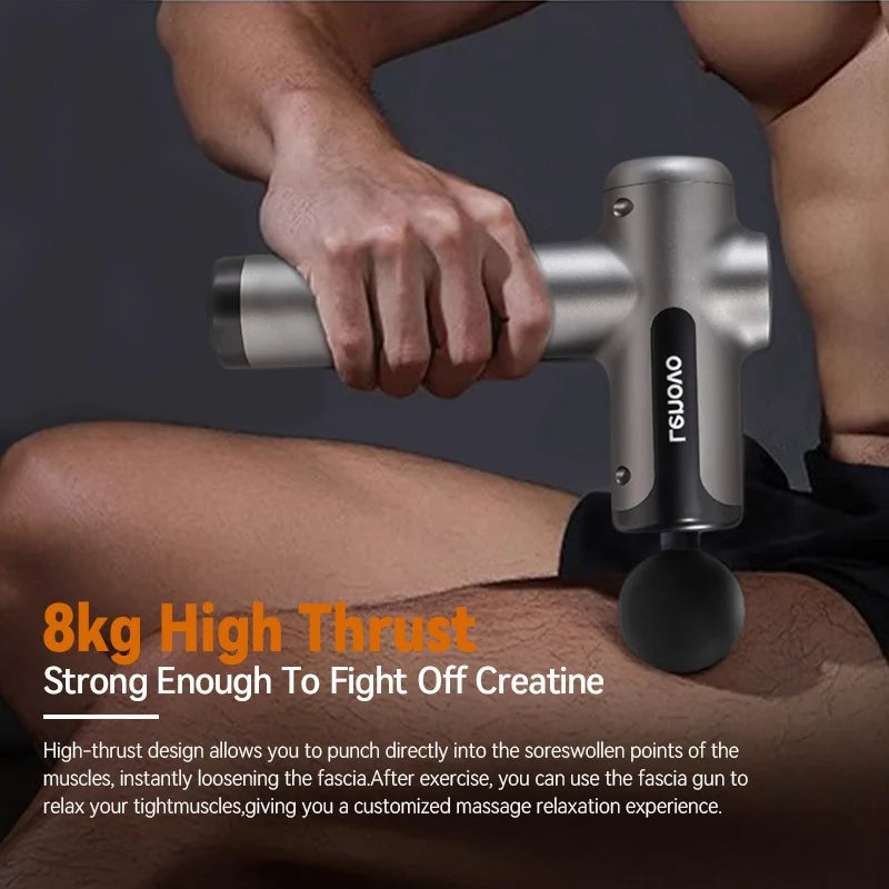 8-Head Deep Tissue Massage Gun