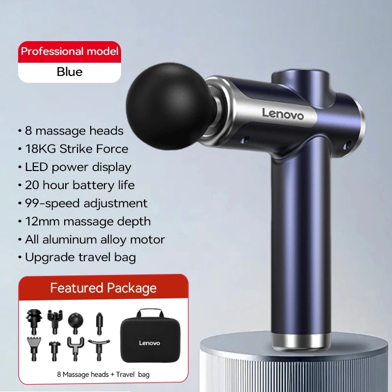 8-Head Deep Tissue Massage Gun