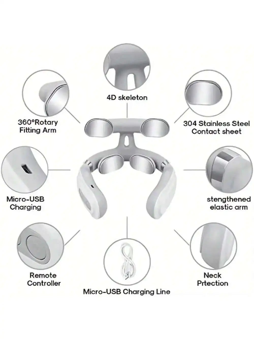 Smart Portable Neck Massager