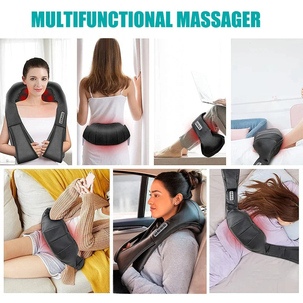 U-Shape Heated Neck & Shoulder Massager