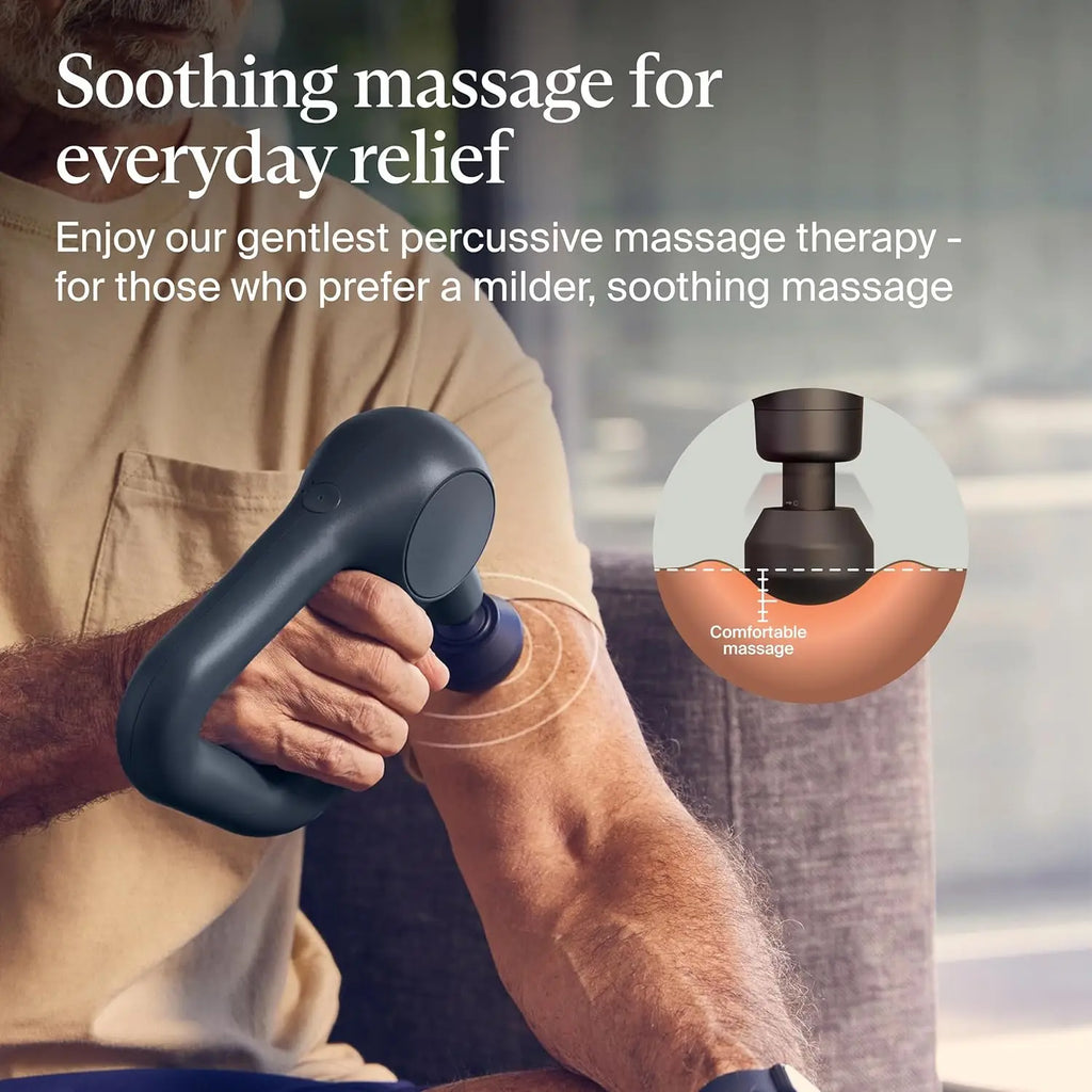 Quiet Bluetooth Percussion Massage Gun (Black)