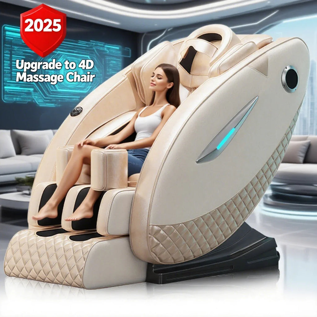 4D Zero Gravity Massage Chair with Full Body SL-Track