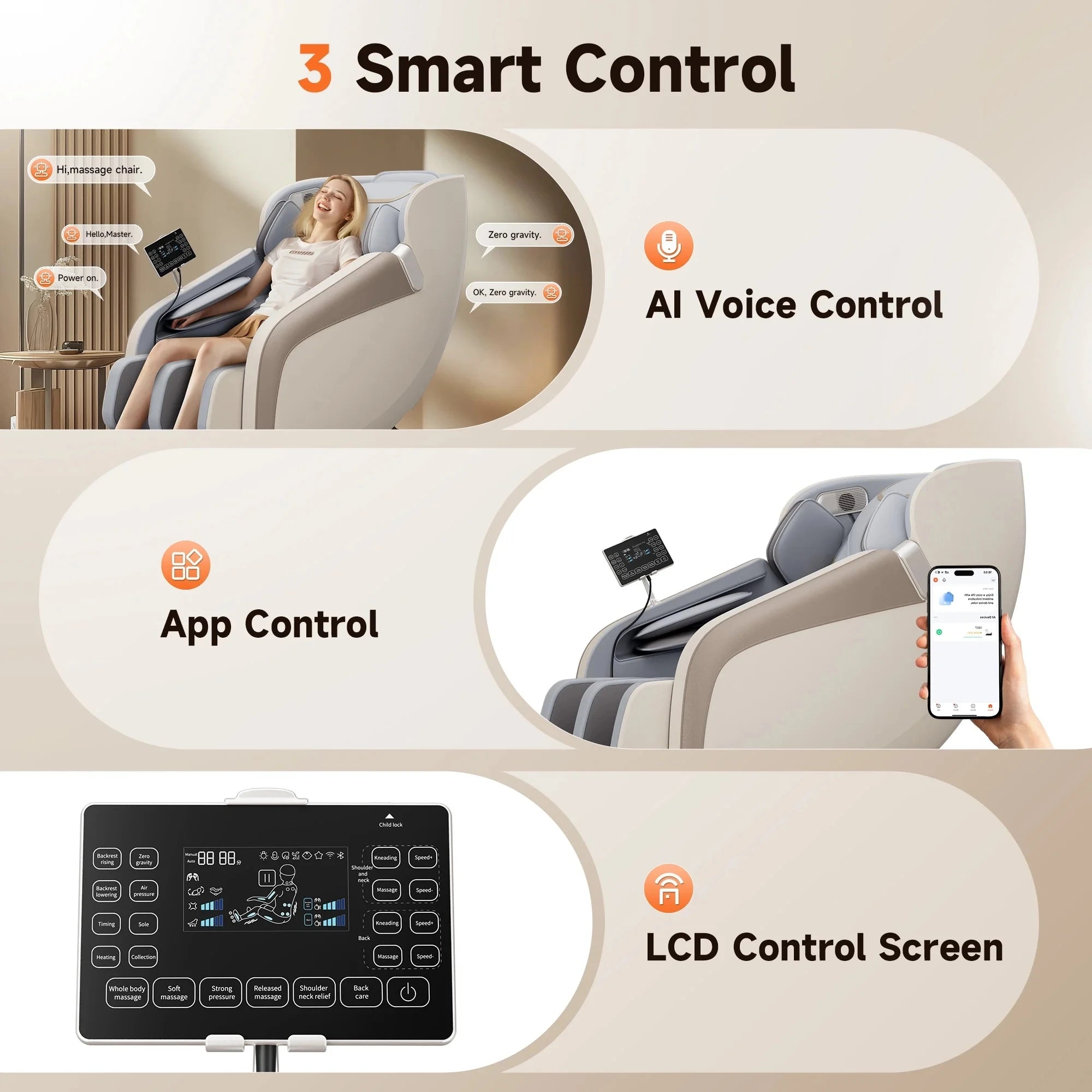 4D Zero Gravity Full Body Massage Chair