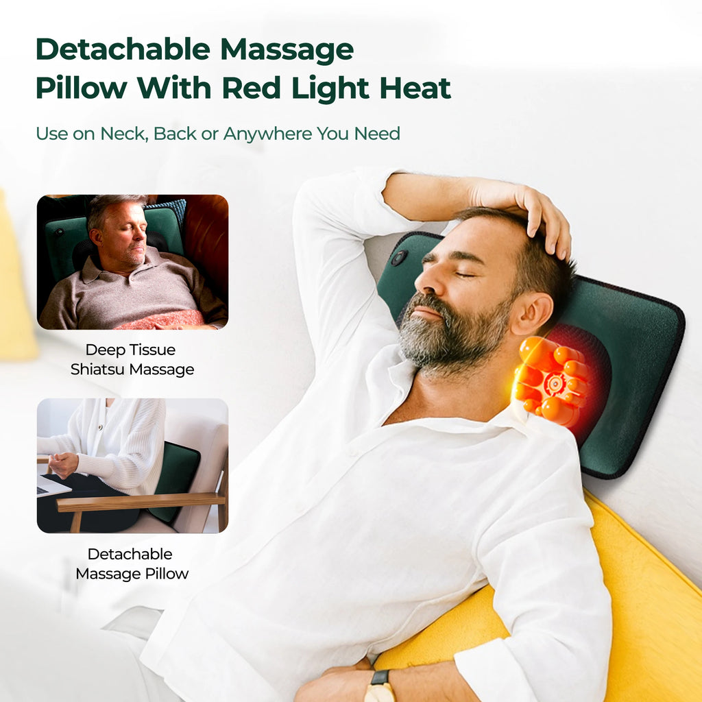Full Body Massage Mat with Heat & 10 Motors