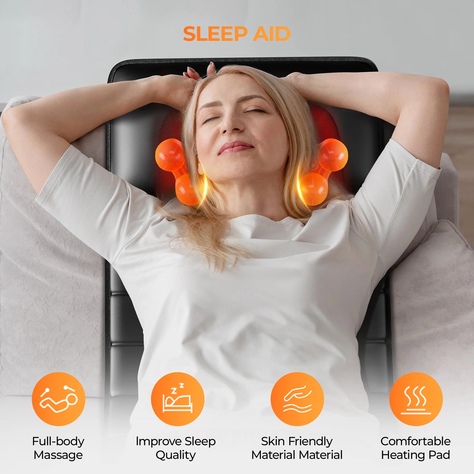 Shiatsu Full Body Massage Mat with Heat