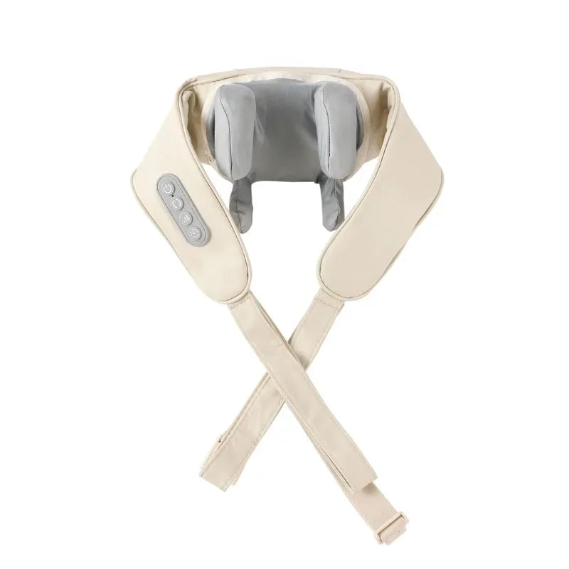 Wireless Neck & Shoulder Massager with Heat & Deep Kneading