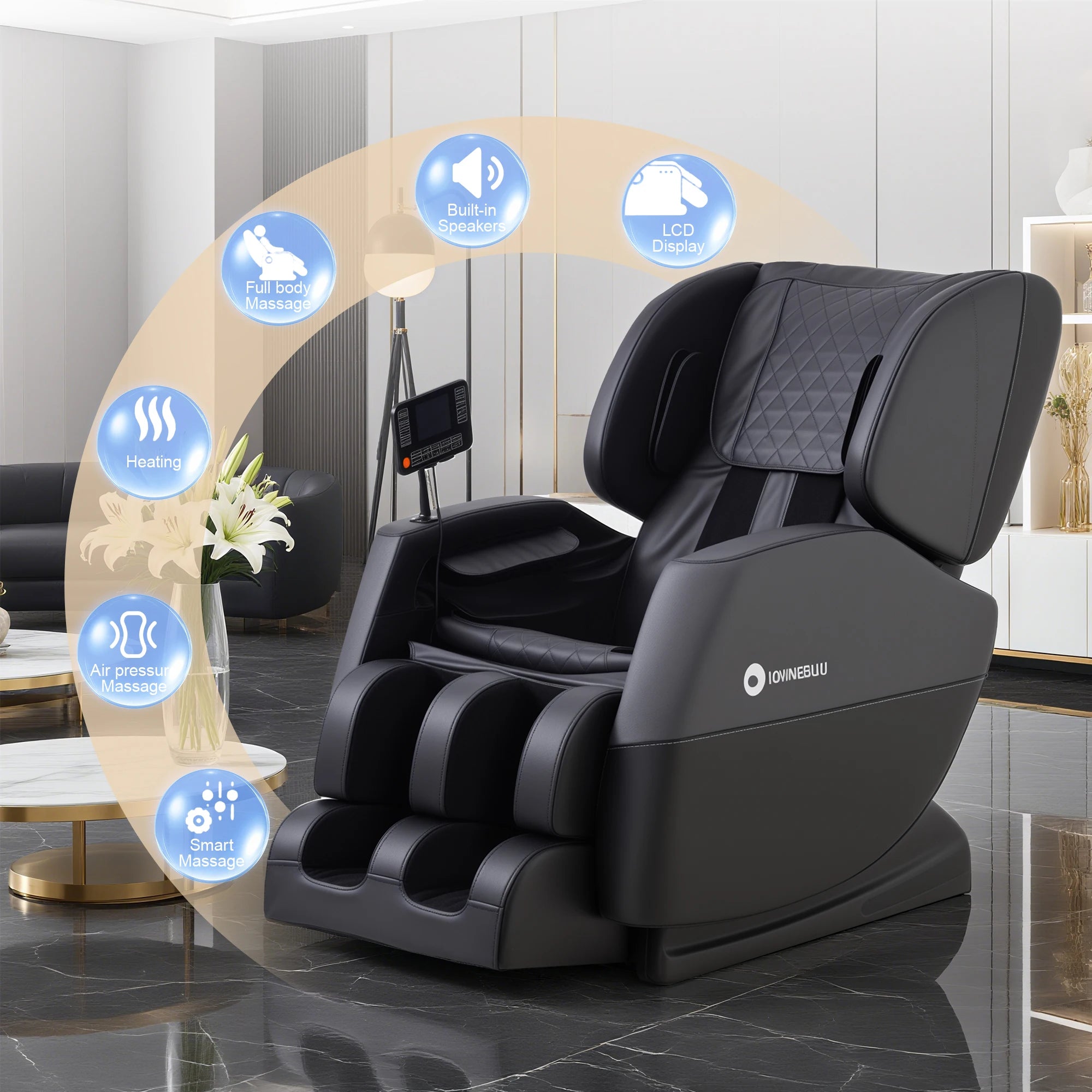 Full Body Zero Gravity Massage Chair (10 Rollers)