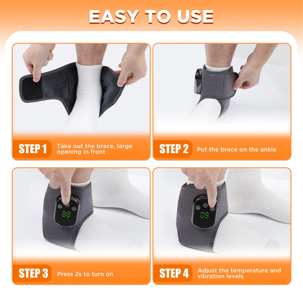 Electric Hot Compress Ankle Massager