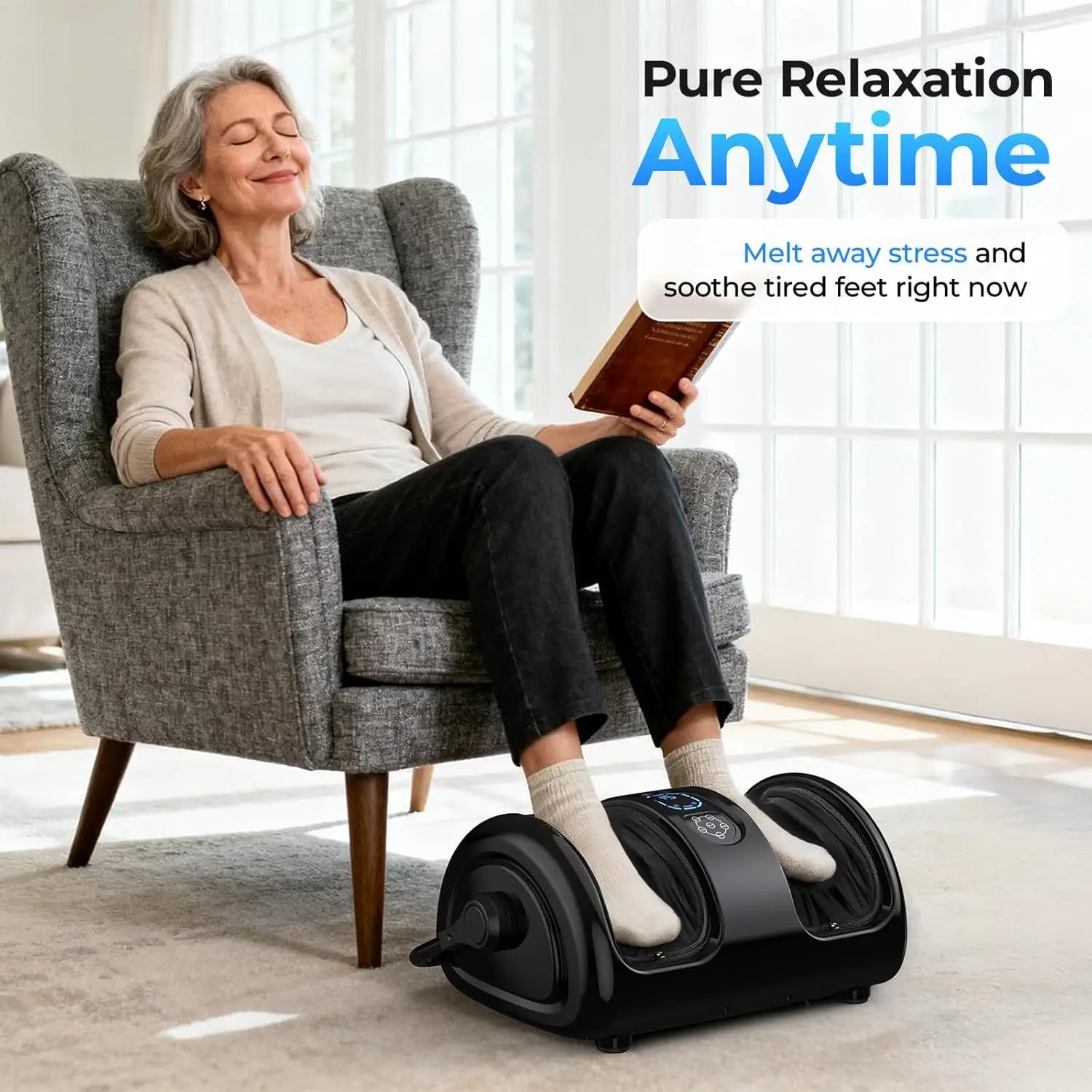 Shiatsu Heated Foot & Calf Massager