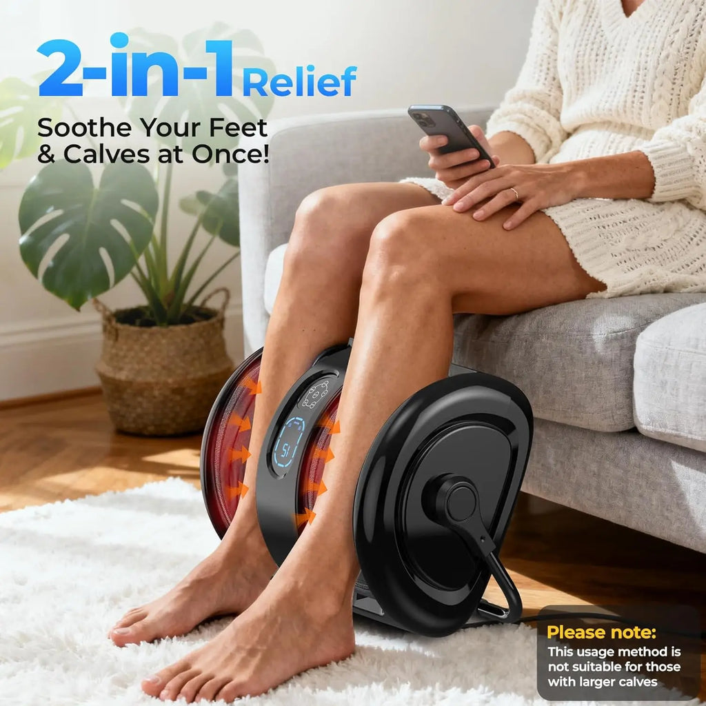 Shiatsu Heated Foot & Calf Massager