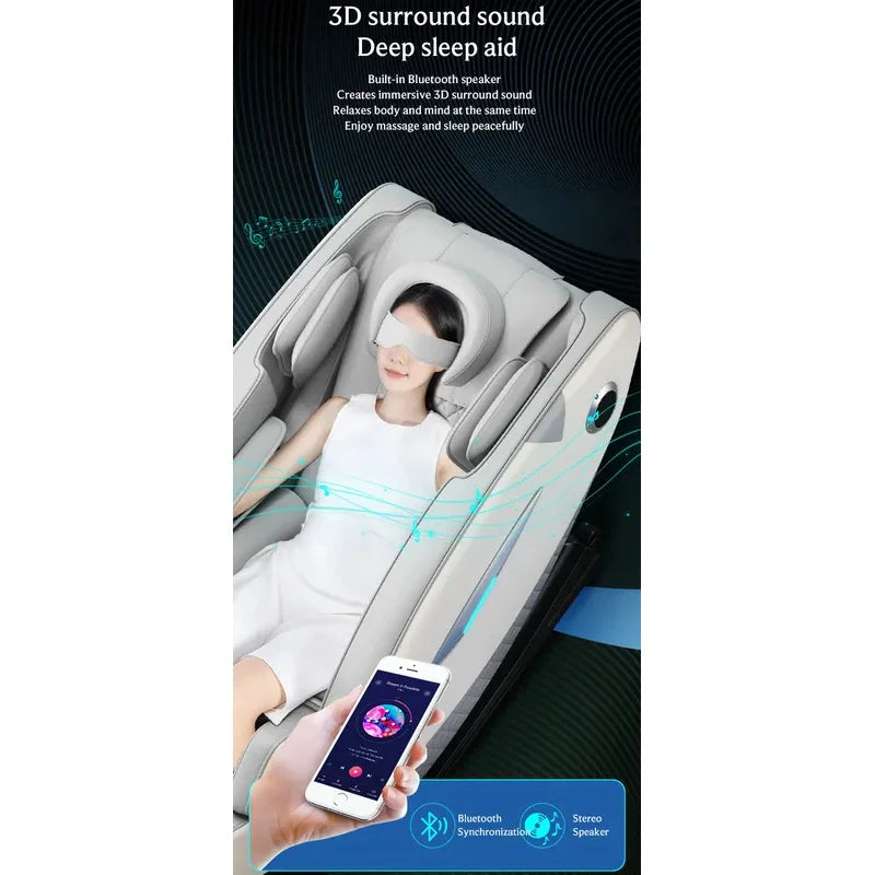 4D Zero Gravity Massage Chair with Full Body SL-Track