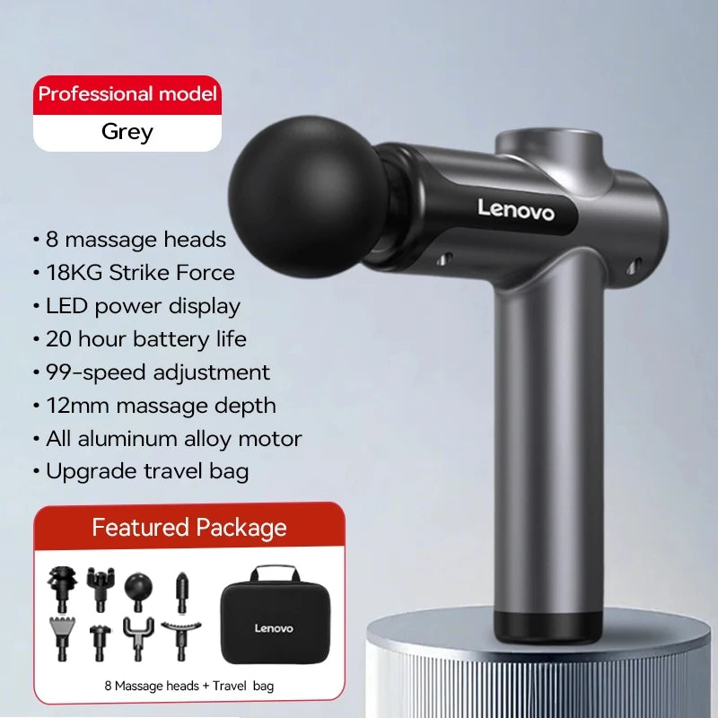 8-Head Deep Tissue Massage Gun