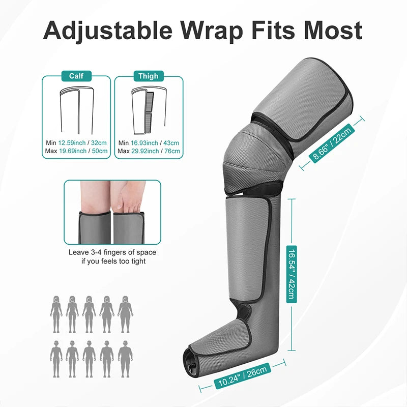 Necktec Air Pressure Leg & Calf Massager