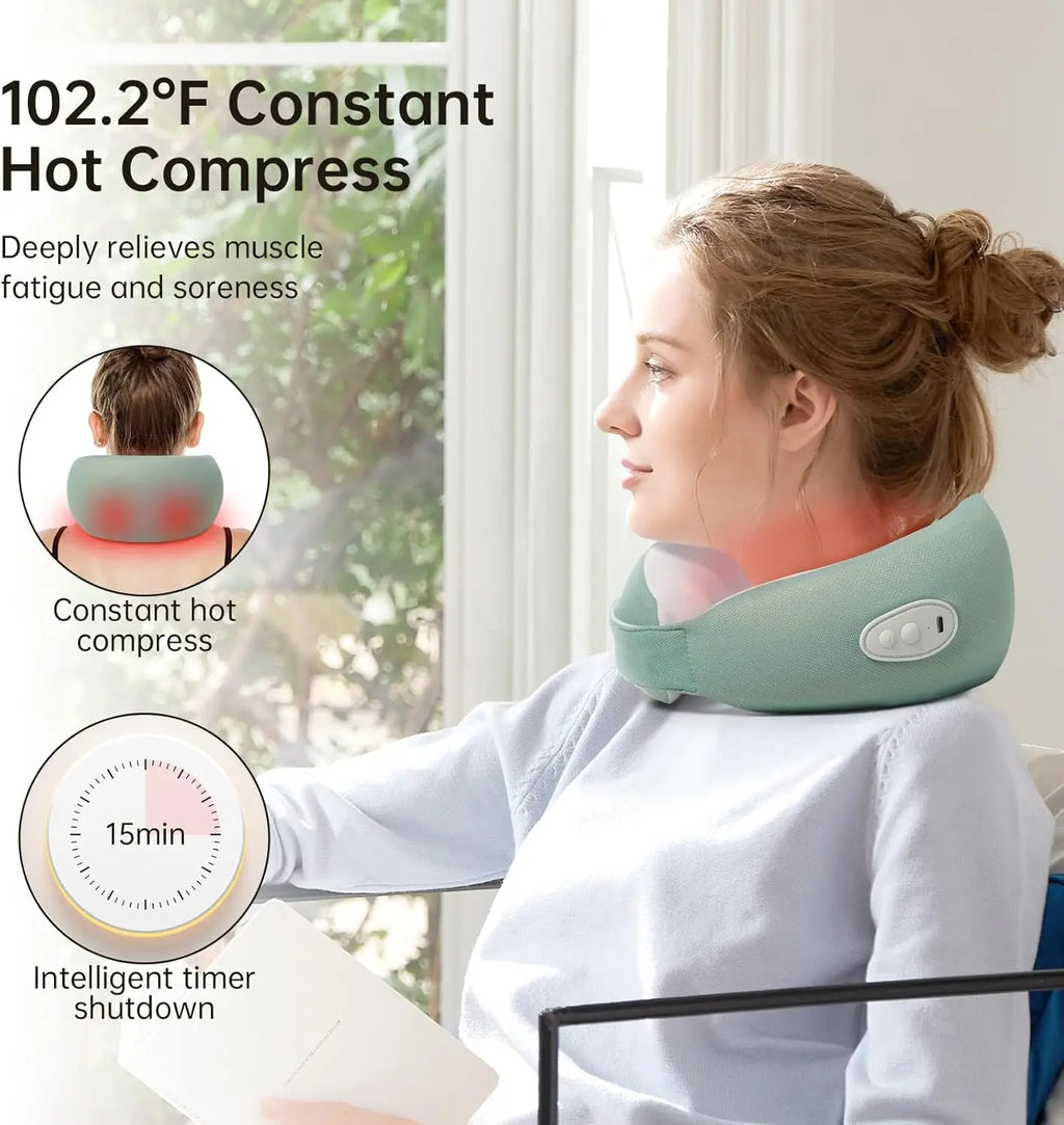 Cordless Shiatsu Neck Massage Pillow