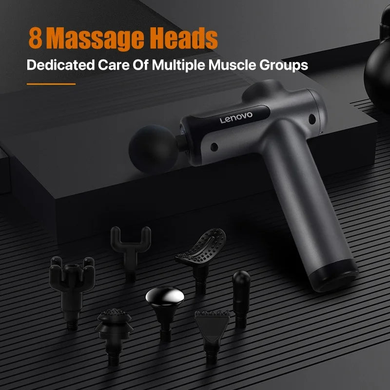 8-Head Deep Tissue Massage Gun