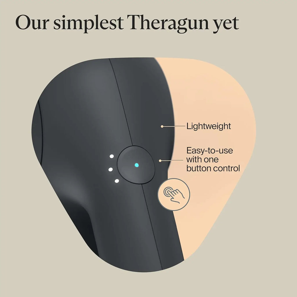 Quiet Bluetooth Percussion Massage Gun (Black)