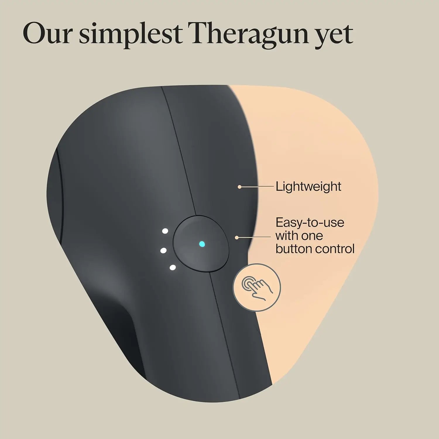 Quiet Bluetooth Percussion Massage Gun (Black)