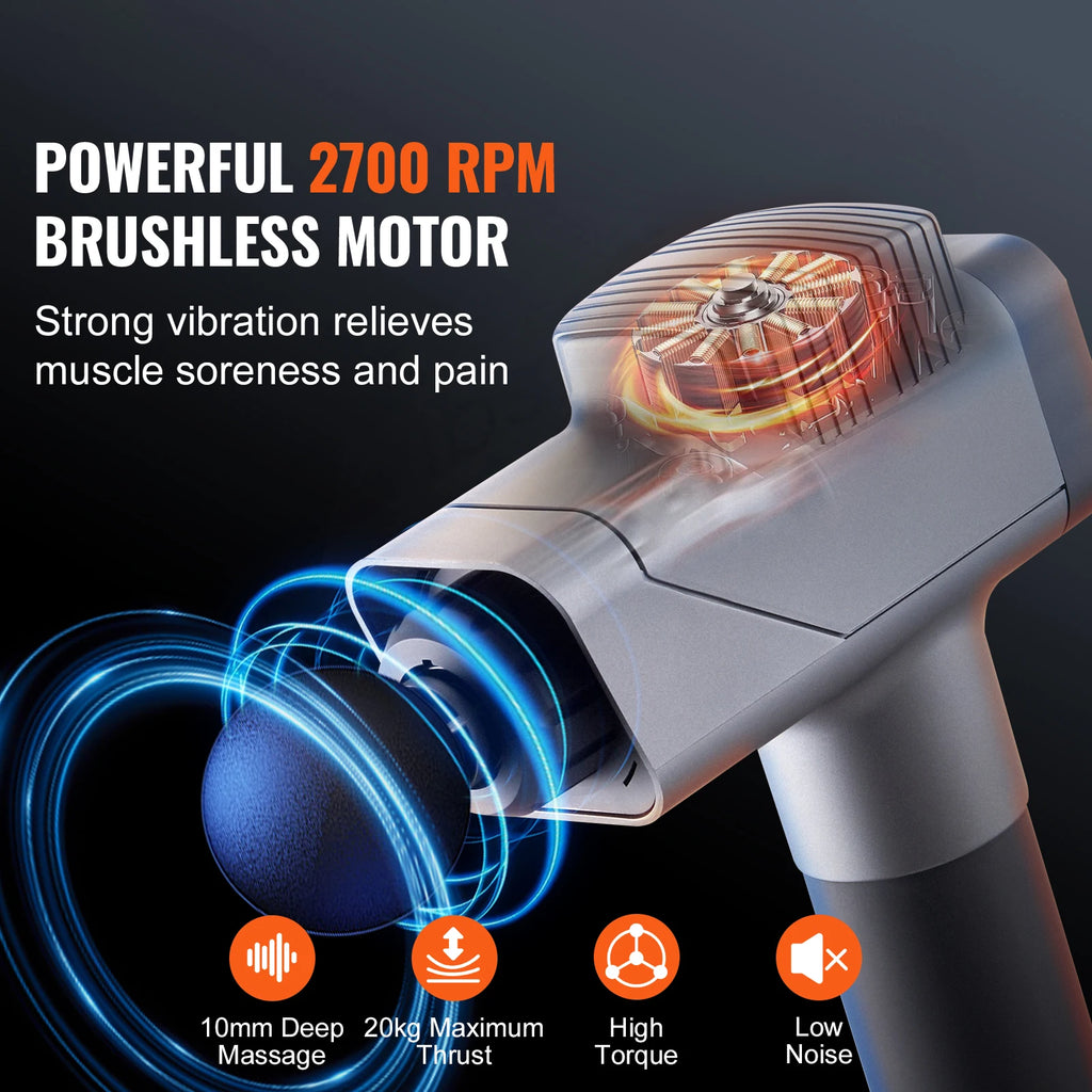 SucceBuy Deep Tissue Massage Gun (8 Speeds)
