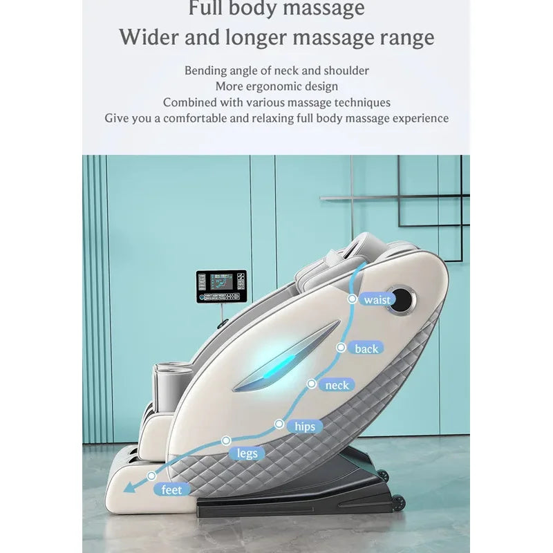4D Zero Gravity Massage Chair with Full Body SL-Track
