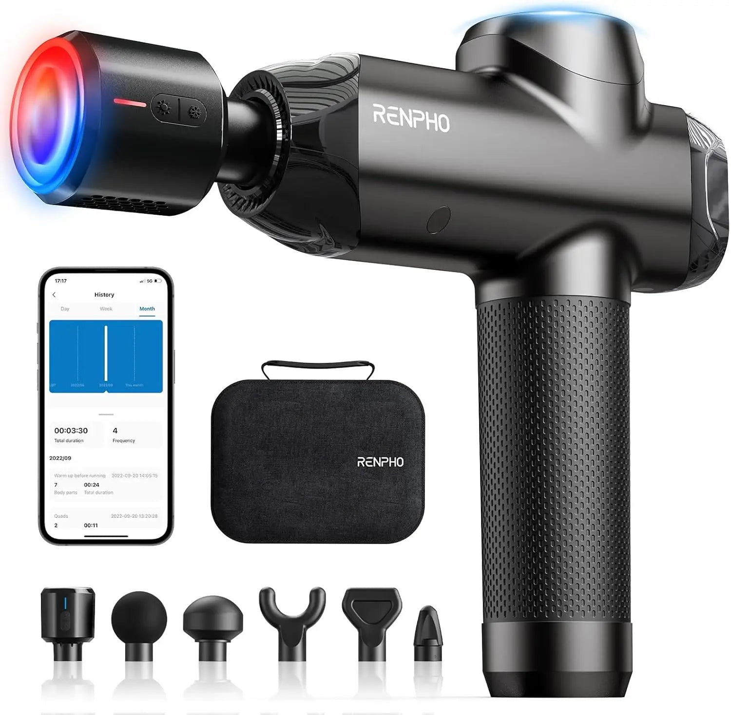 Power Thermacool Heat & Cold Massage Gun