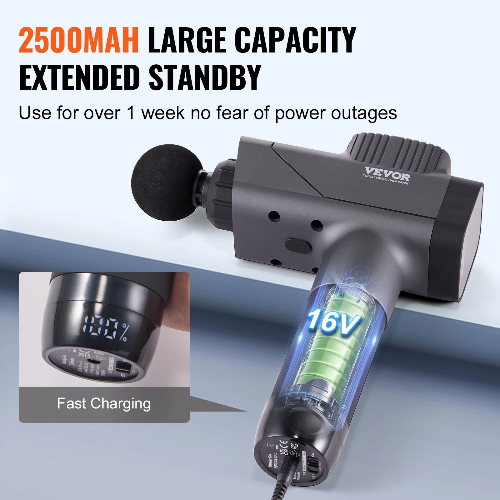 SucceBuy Deep Tissue Massage Gun (8 Speeds)