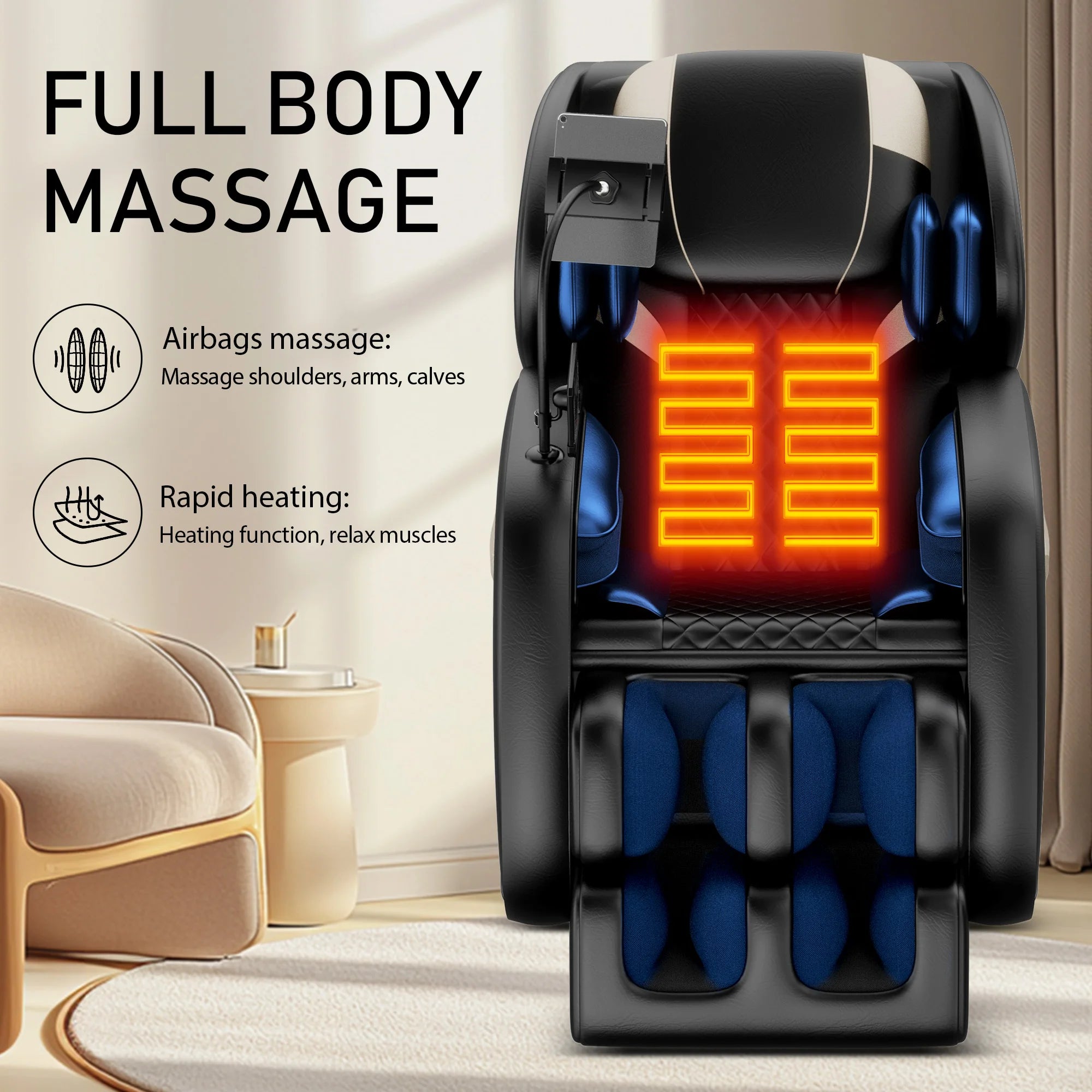 Zero Gravity Heated Massage Chair