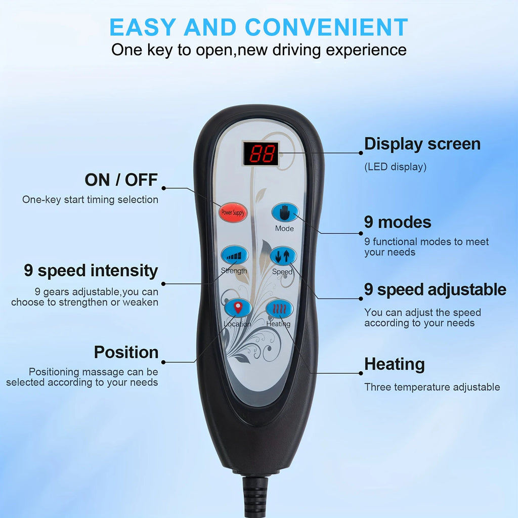 Heated Massage Chair Cushion Pad