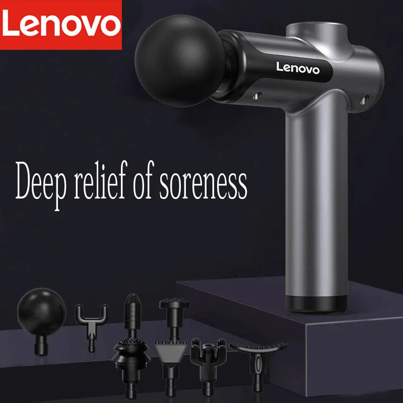 6 Head Massage Gun with LED Touch Display & Long Battery Life