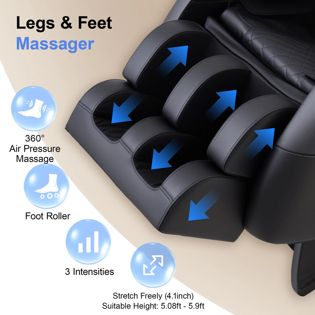 Full Body Zero Gravity Massage Chair (10 Rollers)