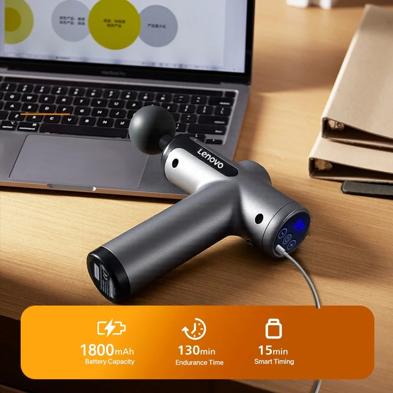 8-Head Deep Tissue Massage Gun