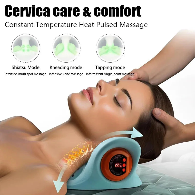 Portable Cervical Traction Neck Massager