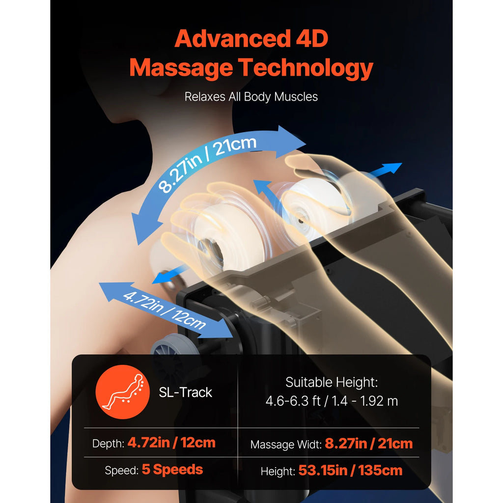 SucceBuy 4D Zero Gravity Massage Chair