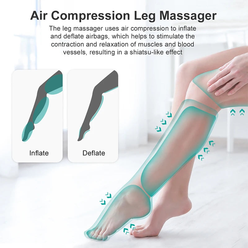 Necktec Air Pressure Leg & Calf Massager