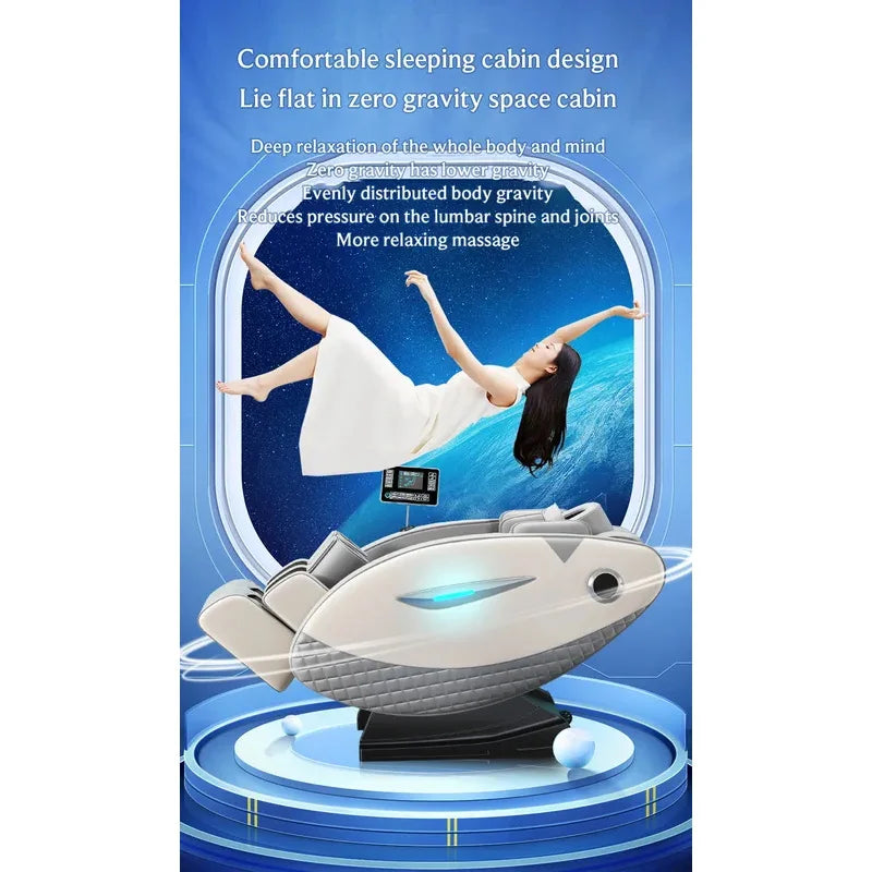 4D Zero Gravity Massage Chair with Full Body SL-Track