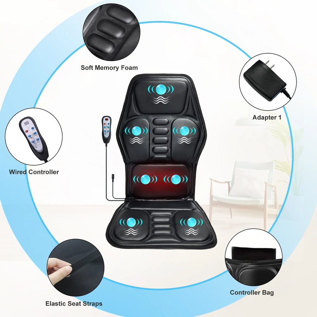 Heated Massage Chair Cushion Pad