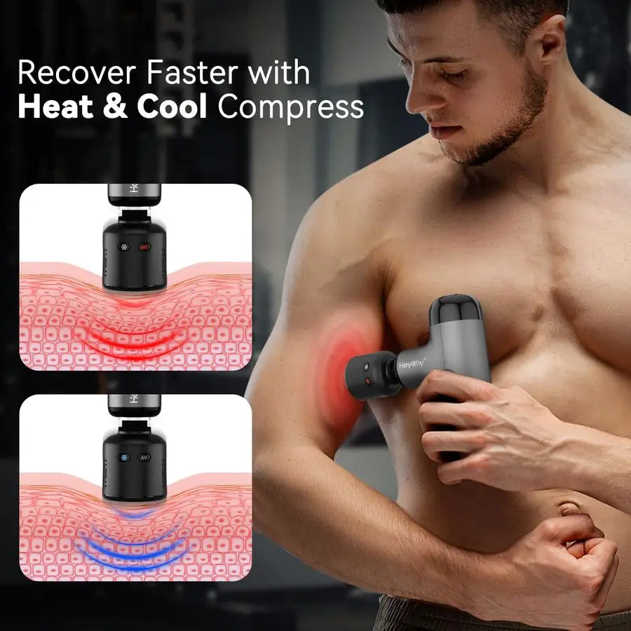 Heated & Cold Therapy Massage Gun