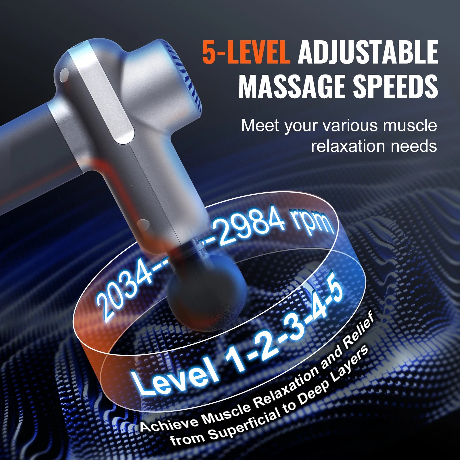 SucceBuy Mini Massage Gun (5 Speeds)