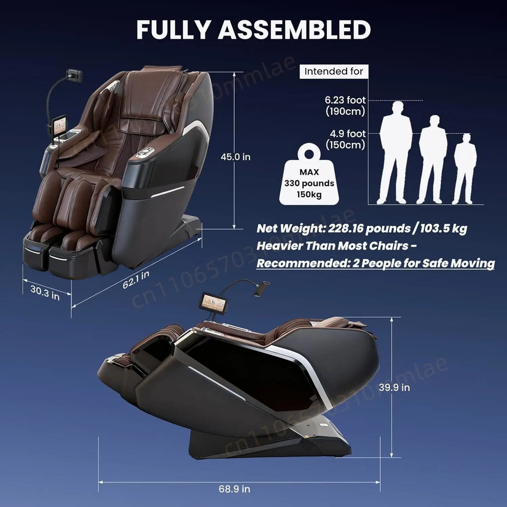 Advanced AI Massage Chair with 4D Body Scanning