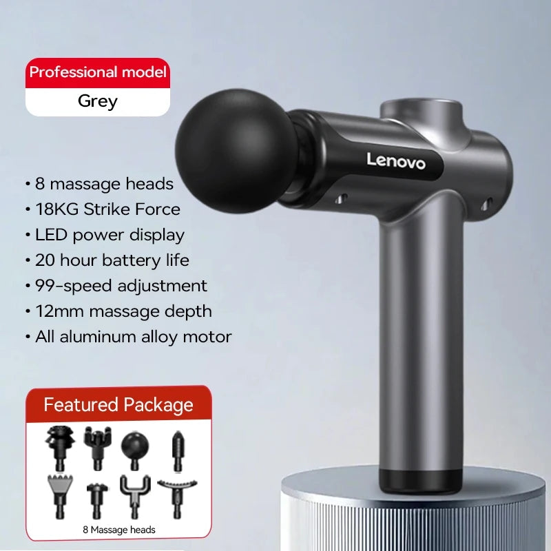 8-Head Deep Tissue Massage Gun