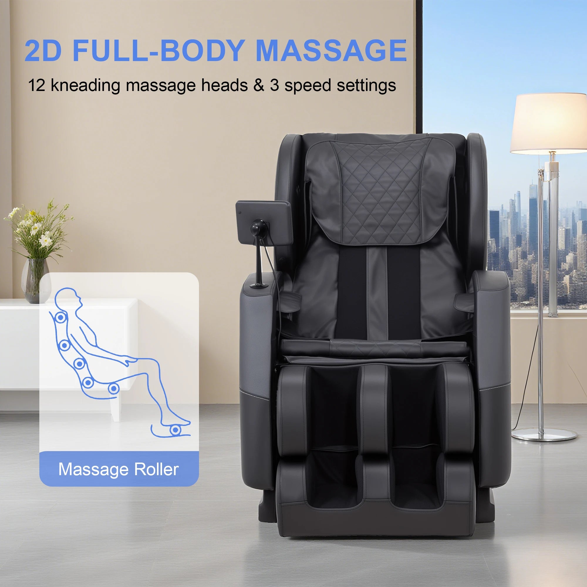 Full Body Zero Gravity Massage Chair (10 Rollers)