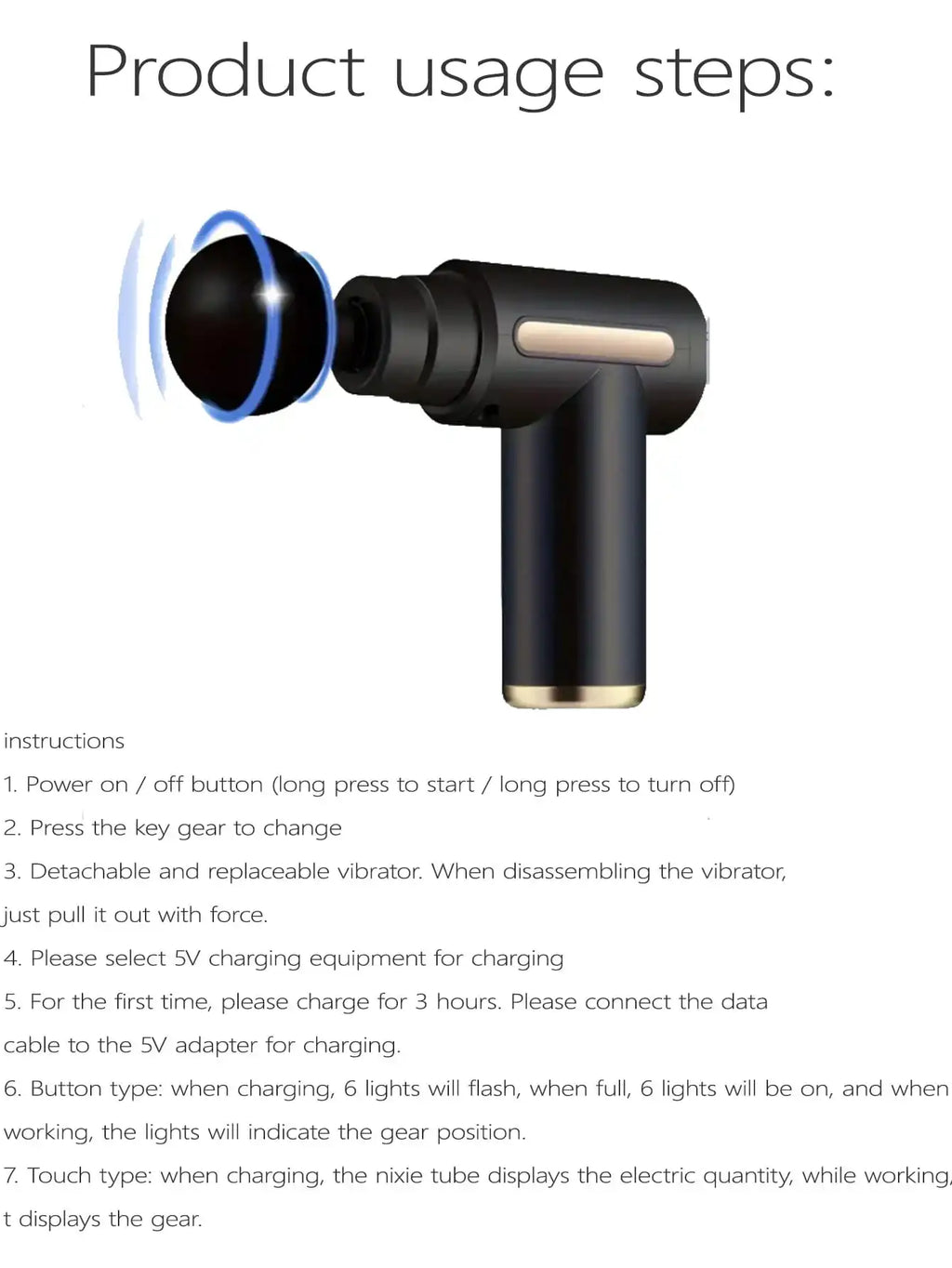 High-Power Deep Tissue Massage Gun