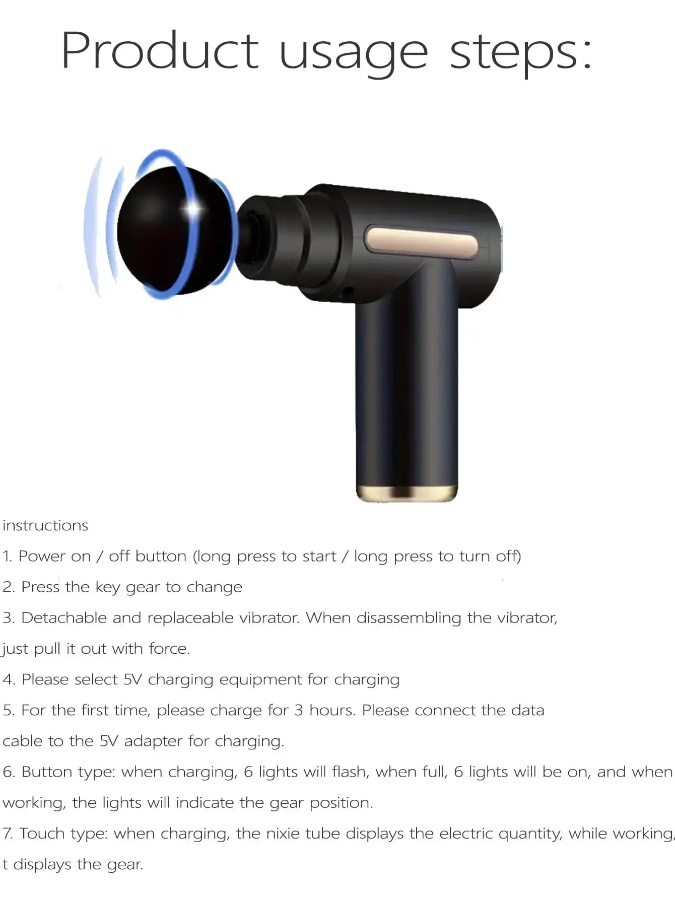 High-Power Deep Tissue Massage Gun